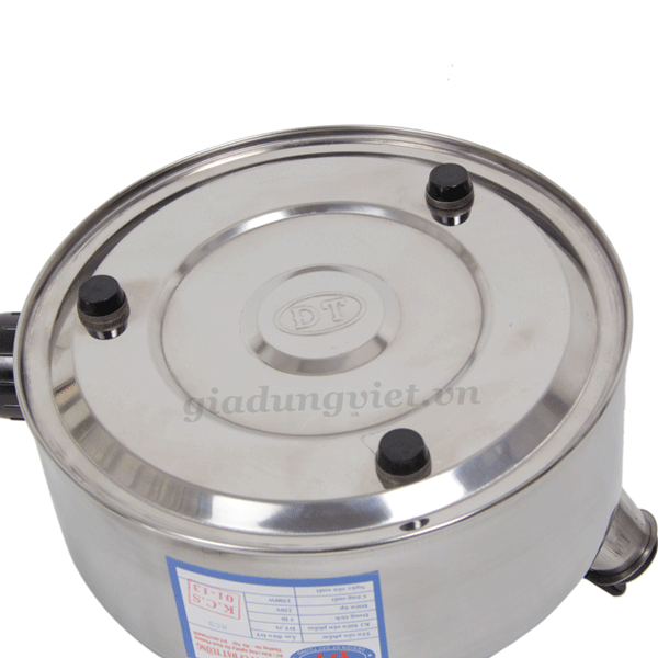 Ấm đun nước điện có còi Đạt Tường inox 2 lớp dày dặn