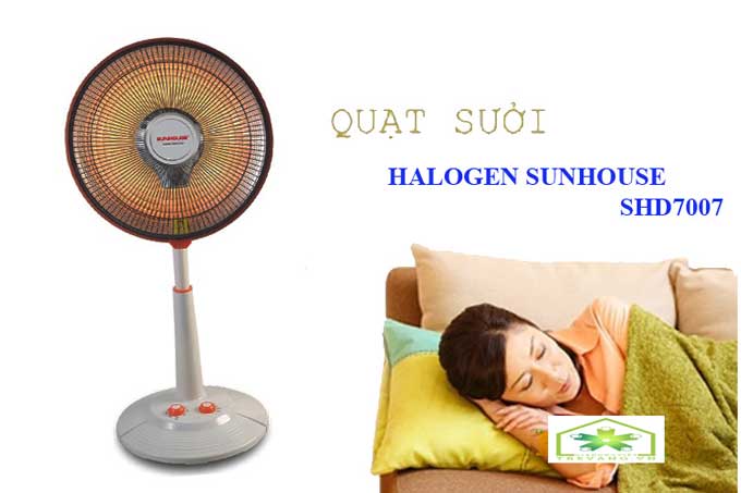 Quạt sưởi Sunhouse SHD7007 mùa đông ấm áp