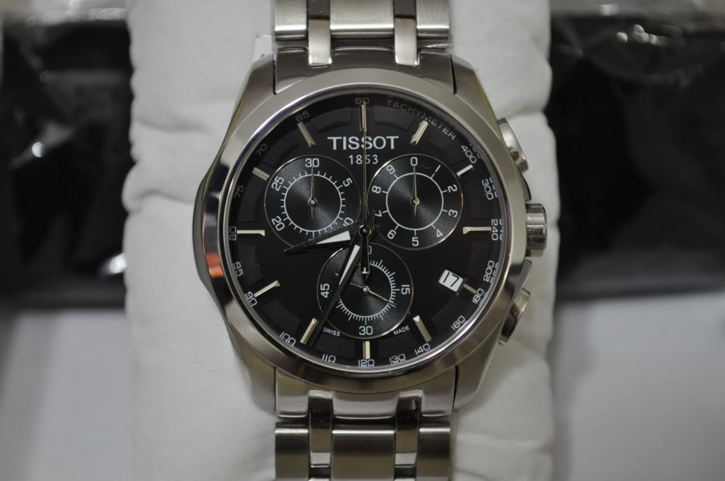 Đồng hồ Tissot 1853 T035.617.11.051.00 mặt nền đen sang trọng
