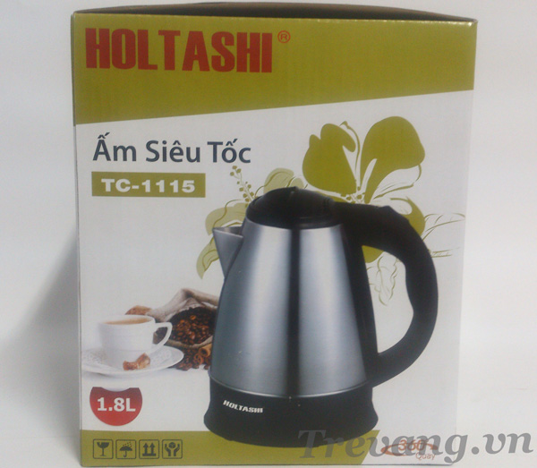 Ấm siêu tốc Holtashi TC-1115  vỏ hộp