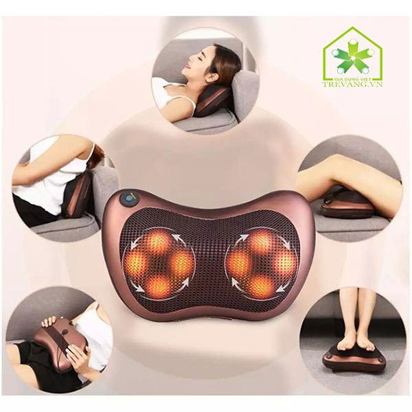 Sản phẩm gối massage của nhật 8 bi chính hãng