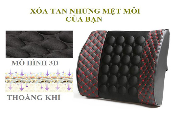 Đệm lưng massage điện cao cấp