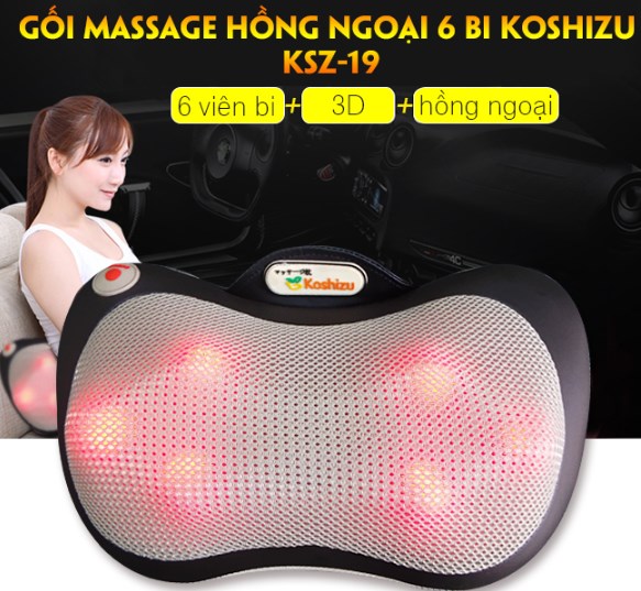 Gối massage hồng ngoại mang nhiều lợi ích cho sức khỏe Gối massage hồng ngoại mang nhiều lợi ích cho sức khỏe