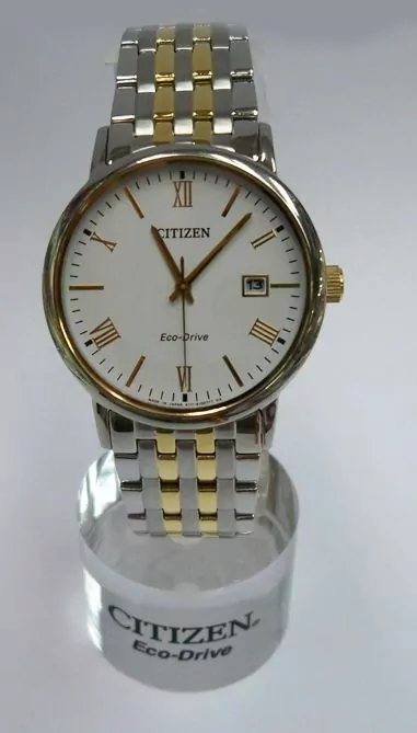 Đồng hồ Citizen EW1584-59A dây kim loại sợi vàng, trắng