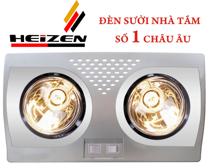 Đèn sưởi nhà tắm Heizen HE-2B176 chất lượng châu ấu số 1