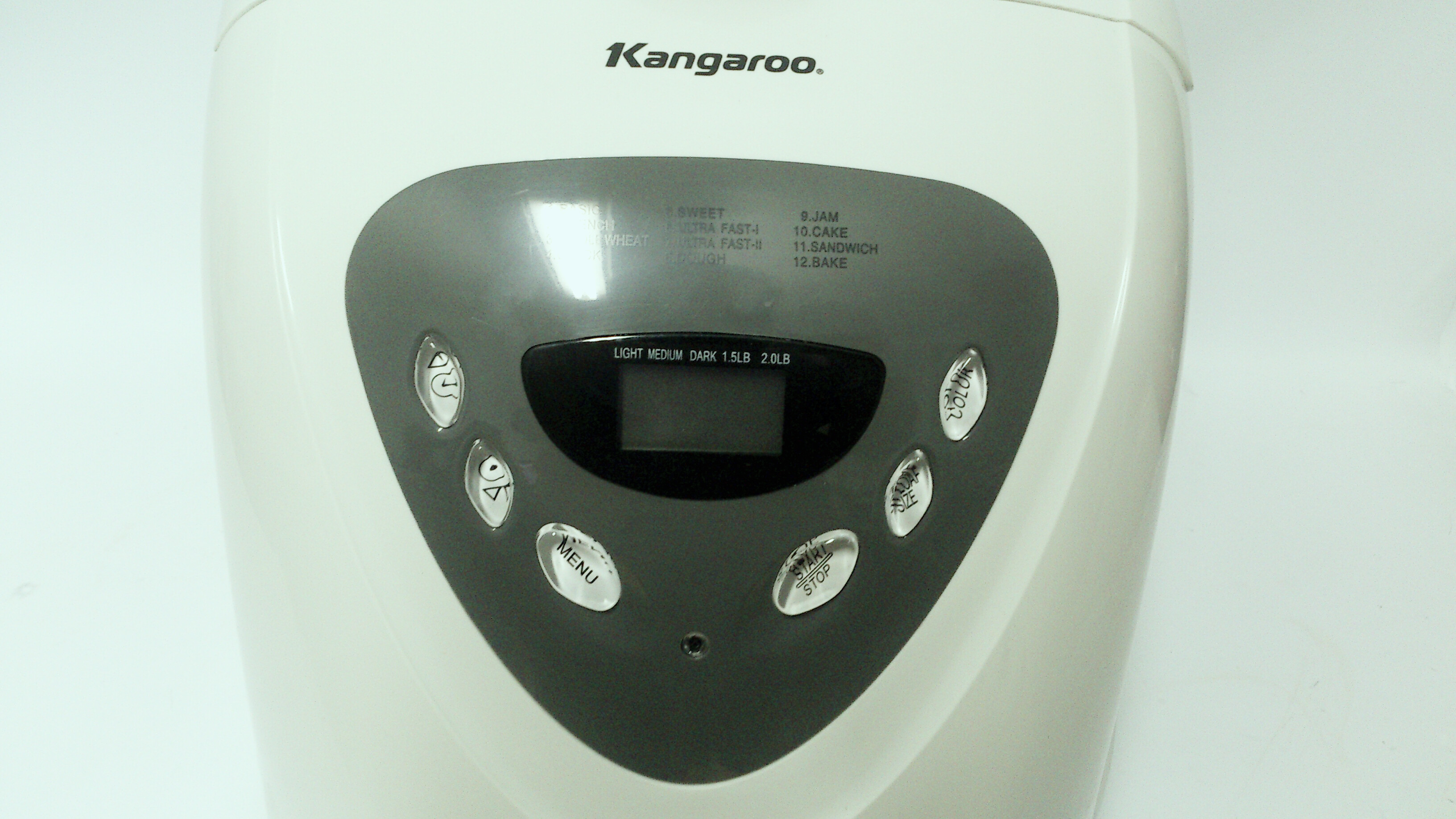 Chi tiết bảng điều khiển Máy làm bánh mỳ Kangaroo KG396 