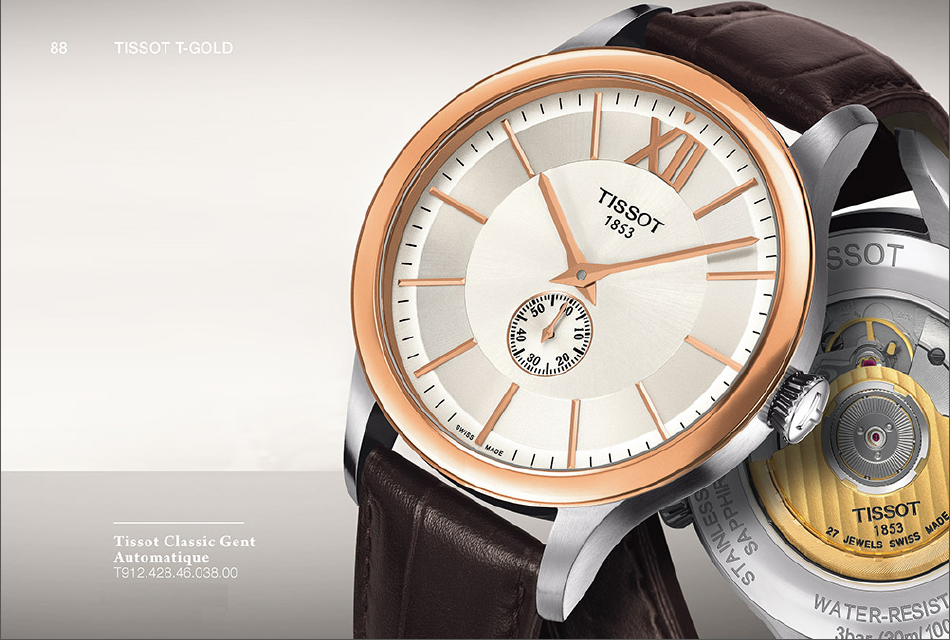 Dòng sản phẩm đồng hồ Tissot T-Gold Dòng sản phẩm đồng hồ Tissot T-Gold
