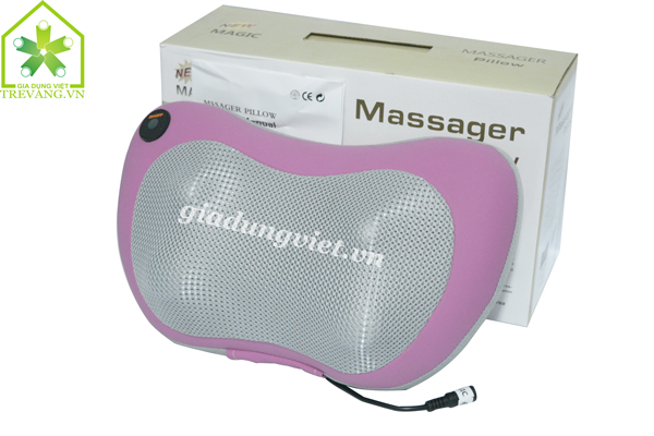 Gối massage Magic DC12V cao cấp hồng ngoại