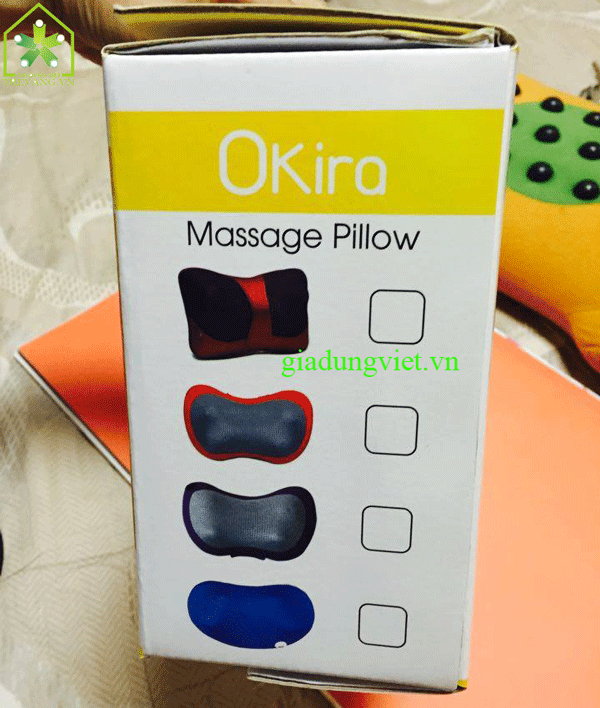 Gối massage hồng ngoại Okira 