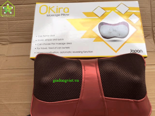 Gối massage hồng ngoại Okira OK-817