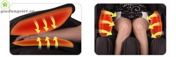 Ghế massage toàn thân Shika 3D SK8901 các túi khí