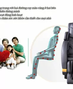 Ghế massage toàn thân Shika 3D SK8902 điều chỉnh tư thế