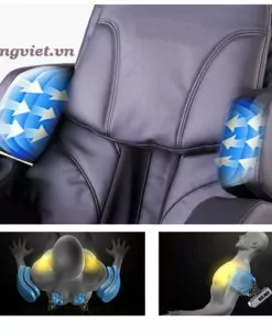 Ghế massage toàn thân Shika 3D SK8902 túi khí vùng tay