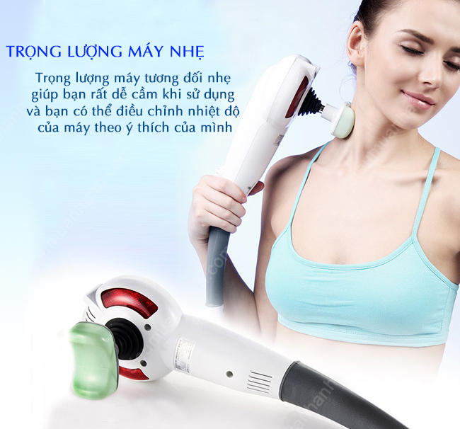 Thiết bị máy massage cầm tay 11 đầu Thiết bị máy massage cầm tay 11 đầu