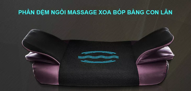 đệm massage toàn thân 6D Hàn Quốc vị trí mông