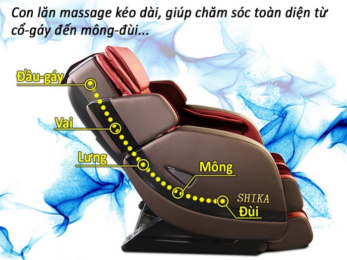 ghế massage toàn thân luxury đem lại lợi ích thiết thực