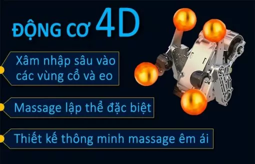 ghế massage toàn thân Fujikima Sky Pro FJ-A644 công nghệ 4D