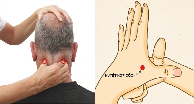 Cách massage bấm huyệt trên bàn tay trị đau đầu min