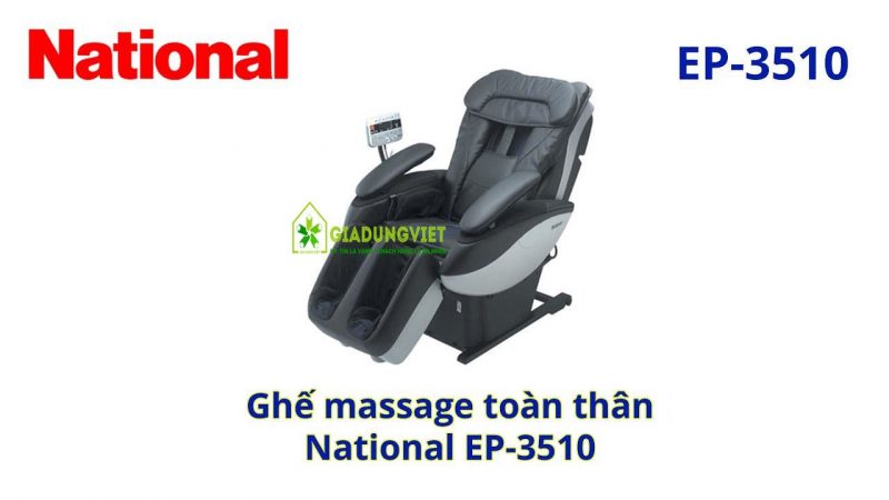 Giới thiệu về máy massage national 3510