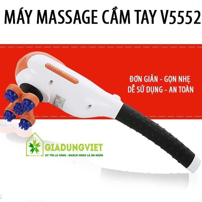 Máy Massage Cầm Tay Hàn Quốc Squirrel V5552