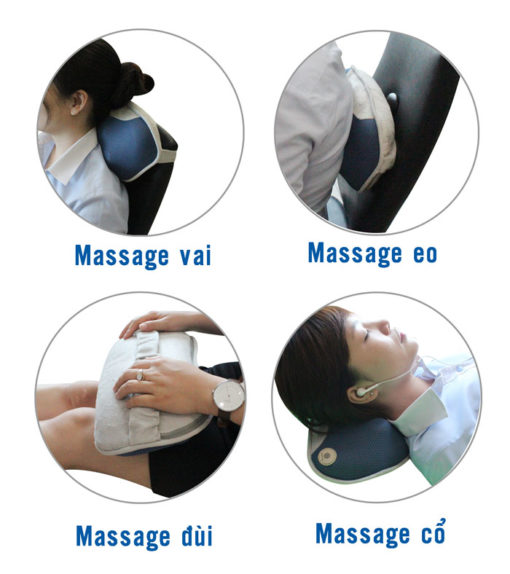 Gối massage Buheung MK-316 New các vị trí