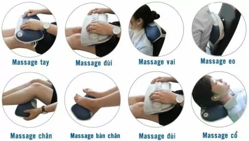Gối massage Buheung MK-316 New chính hãng
