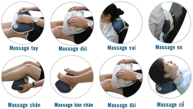 Gối massage Buheung chính hãng