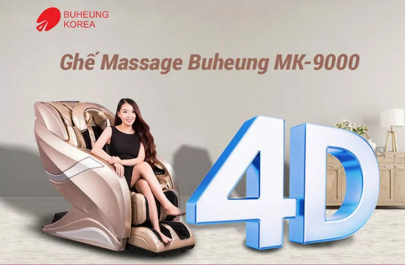 Ghế massage Hàn Quốc Buheung MK-9000