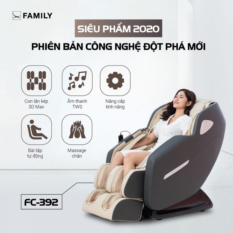 công nghệ ghế massage