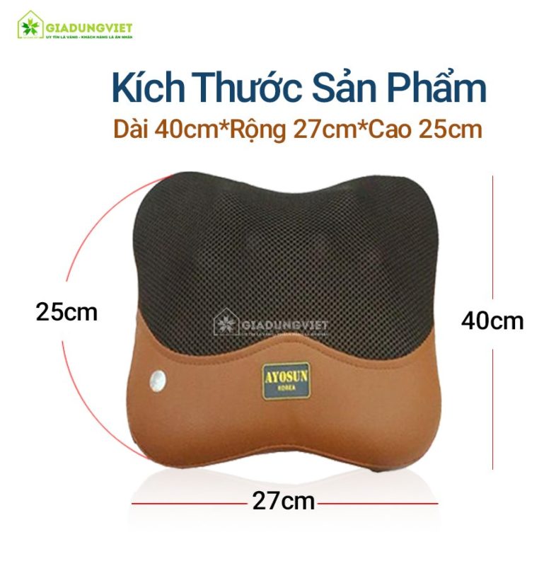 Kích thước sản phẩm AYOSUN AYS – 696E8 Nhật Bản