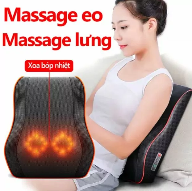 Đau hạ sườn phải lan ra sau lưng sử dụng gối massage