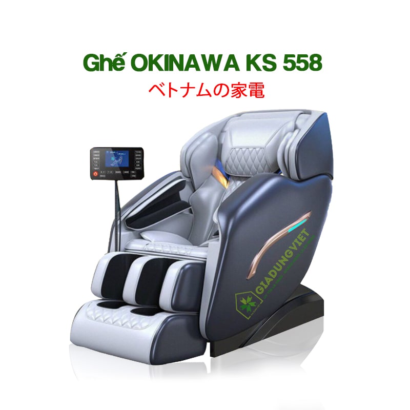 mẫu ghế massage giá rẻ dưới 20 triệu - okinawa ks558