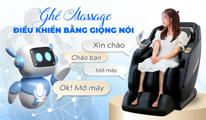 ghe massage dieu khien giong noi